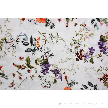 High Quality Morning Glory Pattern Printed Fabrics